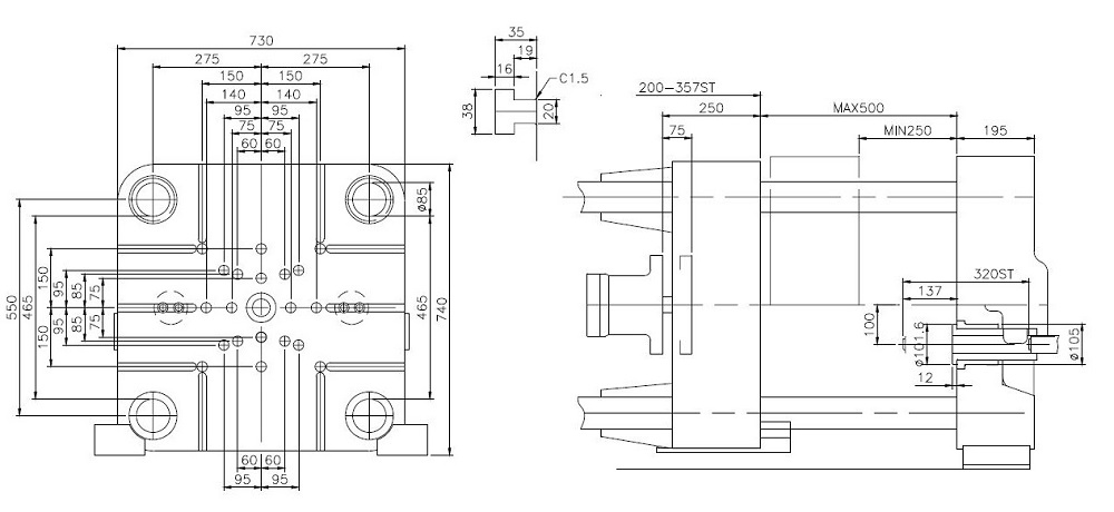 specifications for DC150